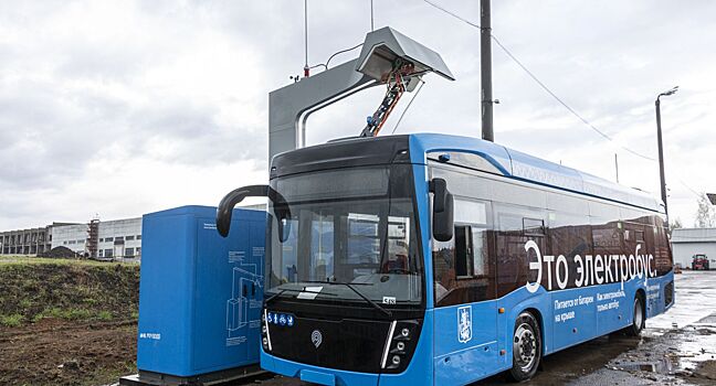 В Набережных Челнах был запущен первый электробус «КамАЗ»