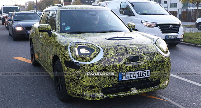 Кроссовер MINI Aceman попал на новые фотографии во время движения в Мюнхене