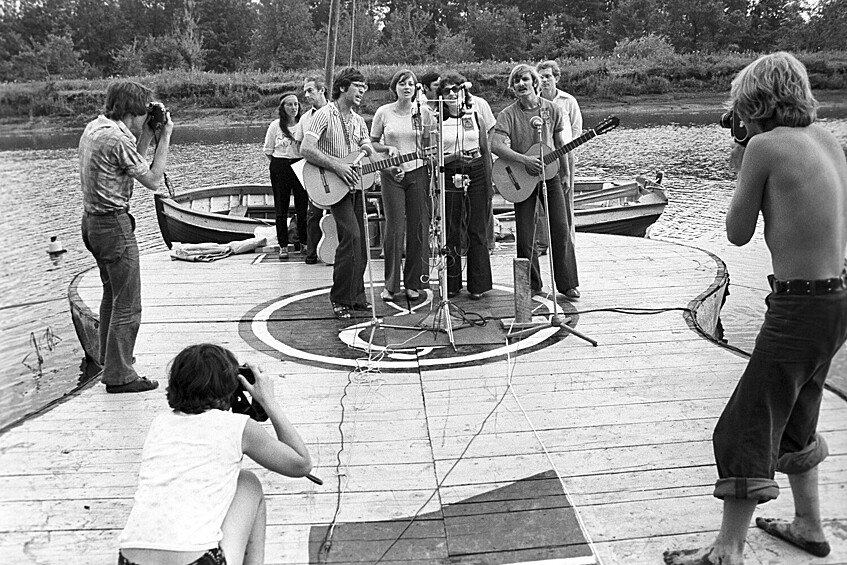 Участники X фестиваля авторской песни памяти Валерия Грушина, 1977 год