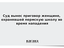 Суд вынес приговор женщине, охранявшей пермскую школу во время нападения