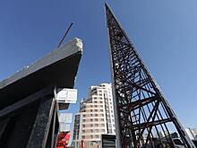 42-метровую стелу «Город трудовой доблести в Екатеринбурге откроют 22 июня