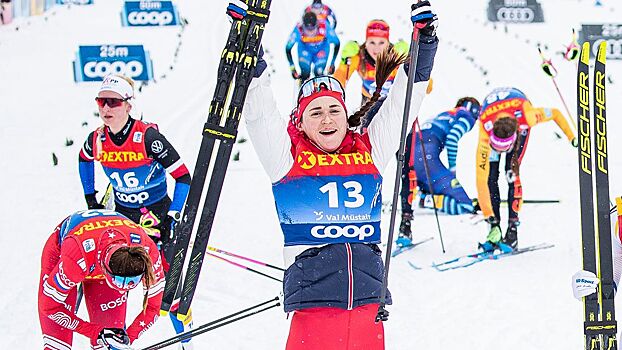 Русская лыжница выиграла на супергонке в день, когда ее сыну исполнился год