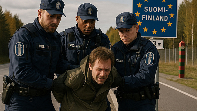 Во враждебной стране задержали мужчину после незаконного перехода границы с РФ