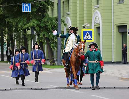 В Воронеже отметили 350-летие Петра Великого