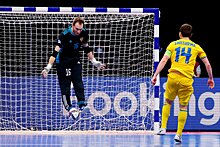 Мини-футбол: незабитый пенальти сборной Украины в матче с Россией на чемпионате Европы — 2022, видео