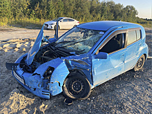 Две иномарки столкнулись на дороге Надым — Аэропорт