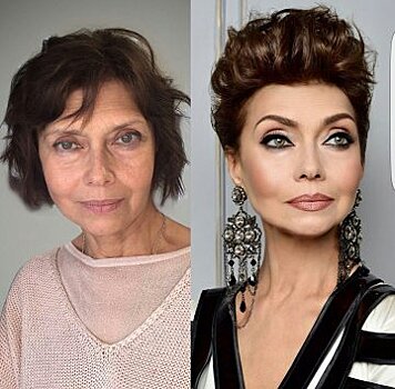 Моложе на 10 лет: женщины в возрасте до и после макияжа, невероятное преображение