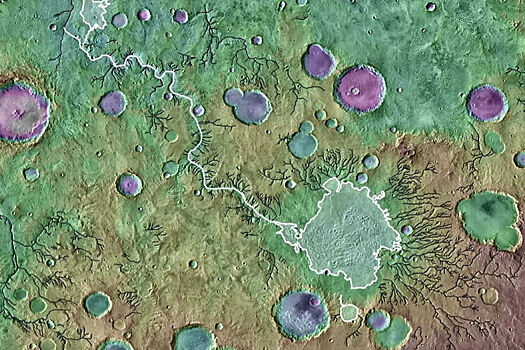 Найдено новое доказательство существования воды на Марсе
