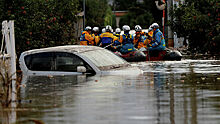 В Японии нашли десятки жертв тайфуна