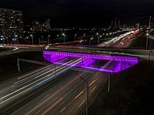 Уже шесть мостов в Уфе оформили цветными подсветками