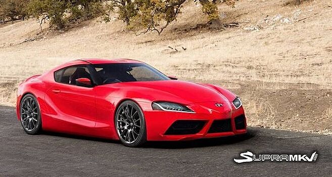 В Сети опубликован рендер серийного спорткара Toyota Supra