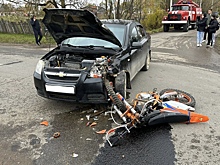 Женщина-водитель сбила мотоциклиста в Калужской области