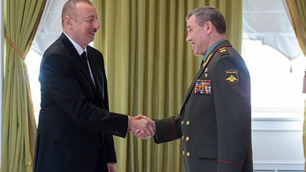 Президент Азербайджана принял начальника Генштаба ВС РФ в Баку