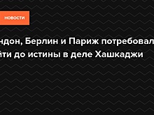 Лондон, Берлин и Париж потребовали дойти до истины в деле Хашкаджи