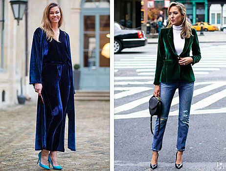 Как правильно носить бархатную одежду и быть модной