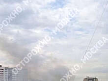 В Москве произошел пожар в жилом доме на Перовской улице