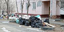 Нехорошая квартира завалила «имуществом» двор в Хабаровске