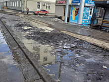 Непроходимая тропа образовалась на одной из главных улиц Новокузнецка