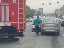 На Большевистской улице в Новосибирске произошло массовое ДТП