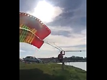 Майор полиции погиб во время полета на параплане в Хакасии. Видео