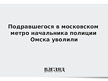Начальника полиции Омска уволили после драки в московском метро