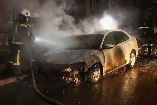 Водитель заживо сгорел в автомобиле после ДТП во Владимирской области