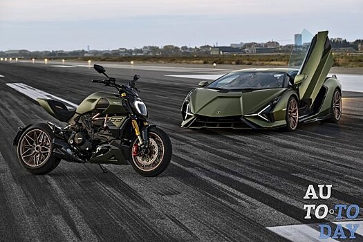 Ducati представил спецверсию супербайка Diavel 1260 Lamborghini