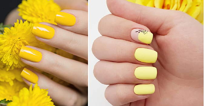 Аскорбинка на ногтях: модный ярко-желтый маникюр – для тех, кто хочет весны