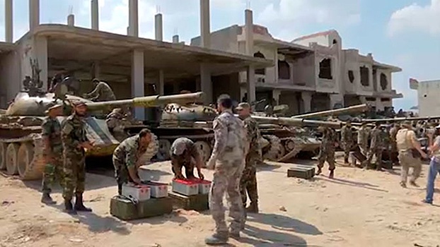 В Сирии показали прославленный танковый полк «Силы Тигра»