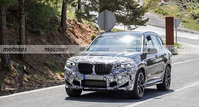 Новый BMW X3 M 2022 вновь замечен на тестах