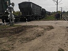 В Калужской области с рельсов сошло 3 грузовых вагона