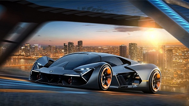 Lamborghini атакует Tesla: электромобиль с четырьмя моторами