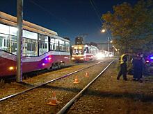 Трамвай №15 раздавил лежащего на рельсах мужчину