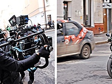 В центре Москвы снимают индийский боевик