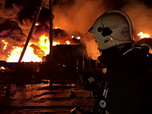 В Красногорске потушили пожар на строящейся парковке