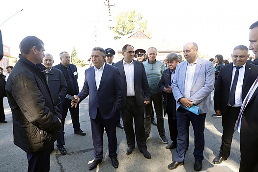 Председатель Заксобрания Андрей Шимкив поздравил Сузунский район со 100-летием