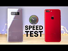 Старый iPhone 7 Plus уделал новый Galaxy Note8 по скорости