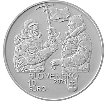 50 лет со дня восхождения на «восьмитысячник» Нанга Парбат на 10 евро Словакии 