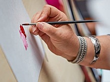 Художественный мастер-класс прошёл на Флотской