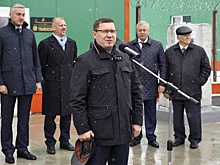 Владимир Якушев посетил открытие племенного свинокомплекса в Нижнетавдинском районе