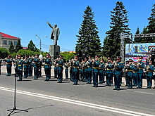 Военные оркестры ЦВО принимают участие в Международном фестивале «Фанфары в Центре Азии» в Республике Тыва