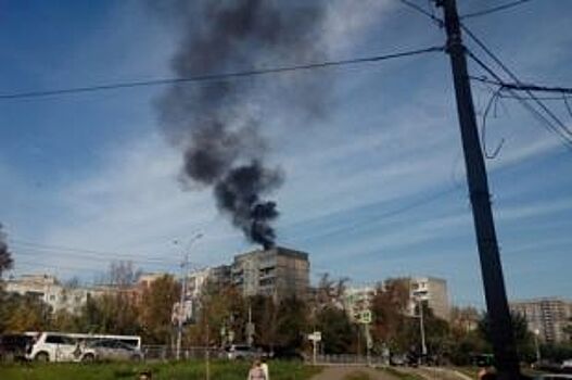 Столб черного дыма заметили новосибирцы над ТЭЦ-2 на левом берегу города