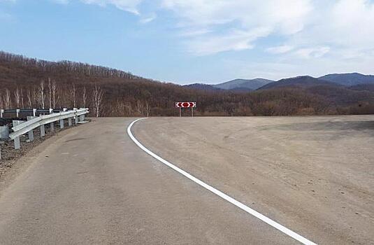 Завершена реконструкция моста через реку Крыловку в Приморском крае