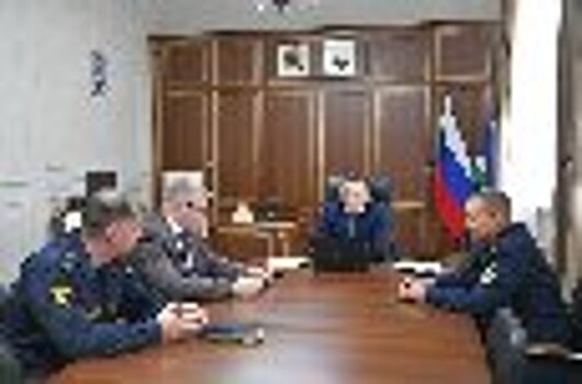 Начальник УФСИН России по Амурской области Владимир Игнаткин встретился с мэром города Благовещенска Олегом Имамеевым