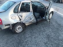 Водитель КамАЗа врезался в легковушку в Самарской области