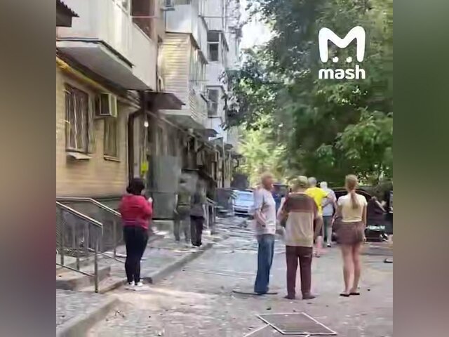 Режим ЧС введен на месте повреждения домов в Ростове-на-Дону после атаки БПЛА