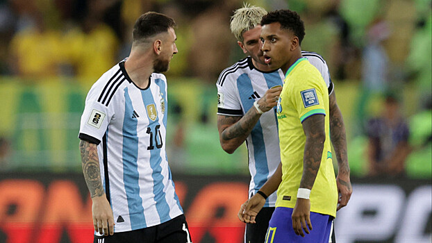 На «Маракане» была бойня. Сборная Аргентины победила сборную Бразилии в скандальном матче квалификации ЧМ