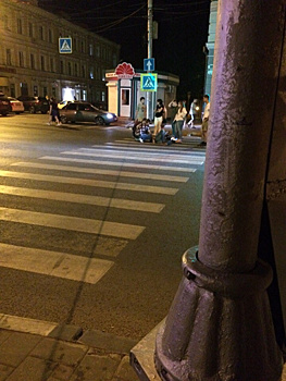В центре Самары мотоциклист насмерть сбил пешехода