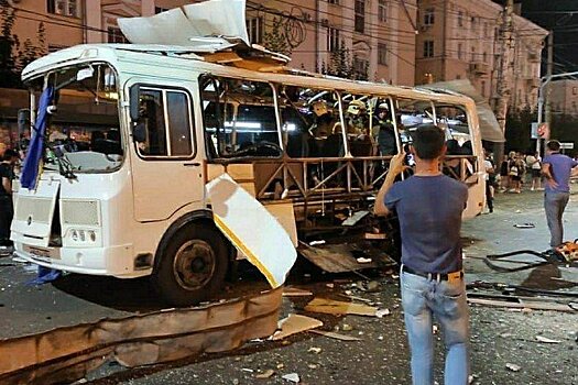 Появились подробности взрыва в воронежской маршрутке