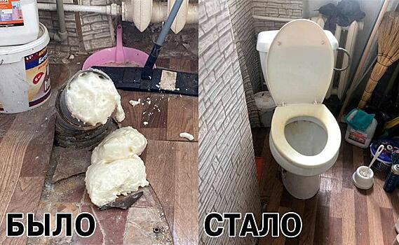 В Курске после вмешательства СК родственники вернули пенсионерке свет, воду и унитаз